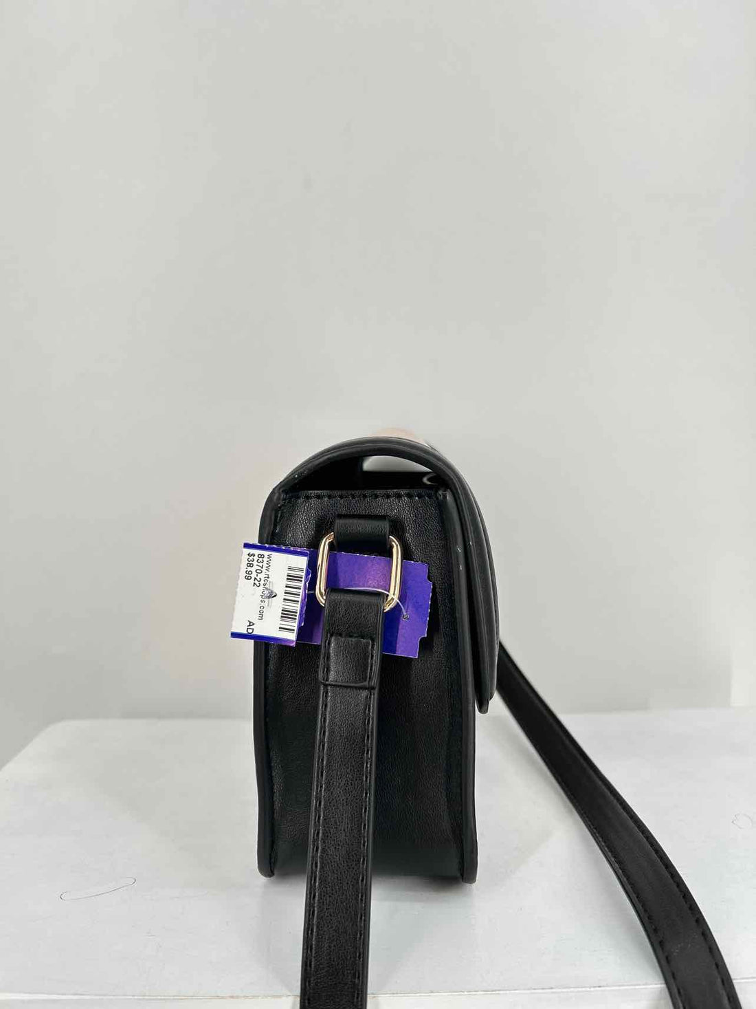 Jules Kae Black & Beige Faux Leather Excellent Condition Crossbody