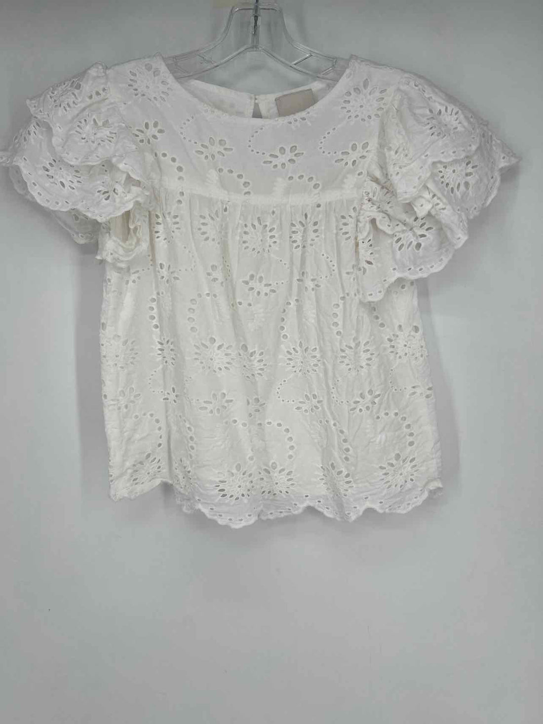 Industry Size SP White Eyelet Short Sleeve
