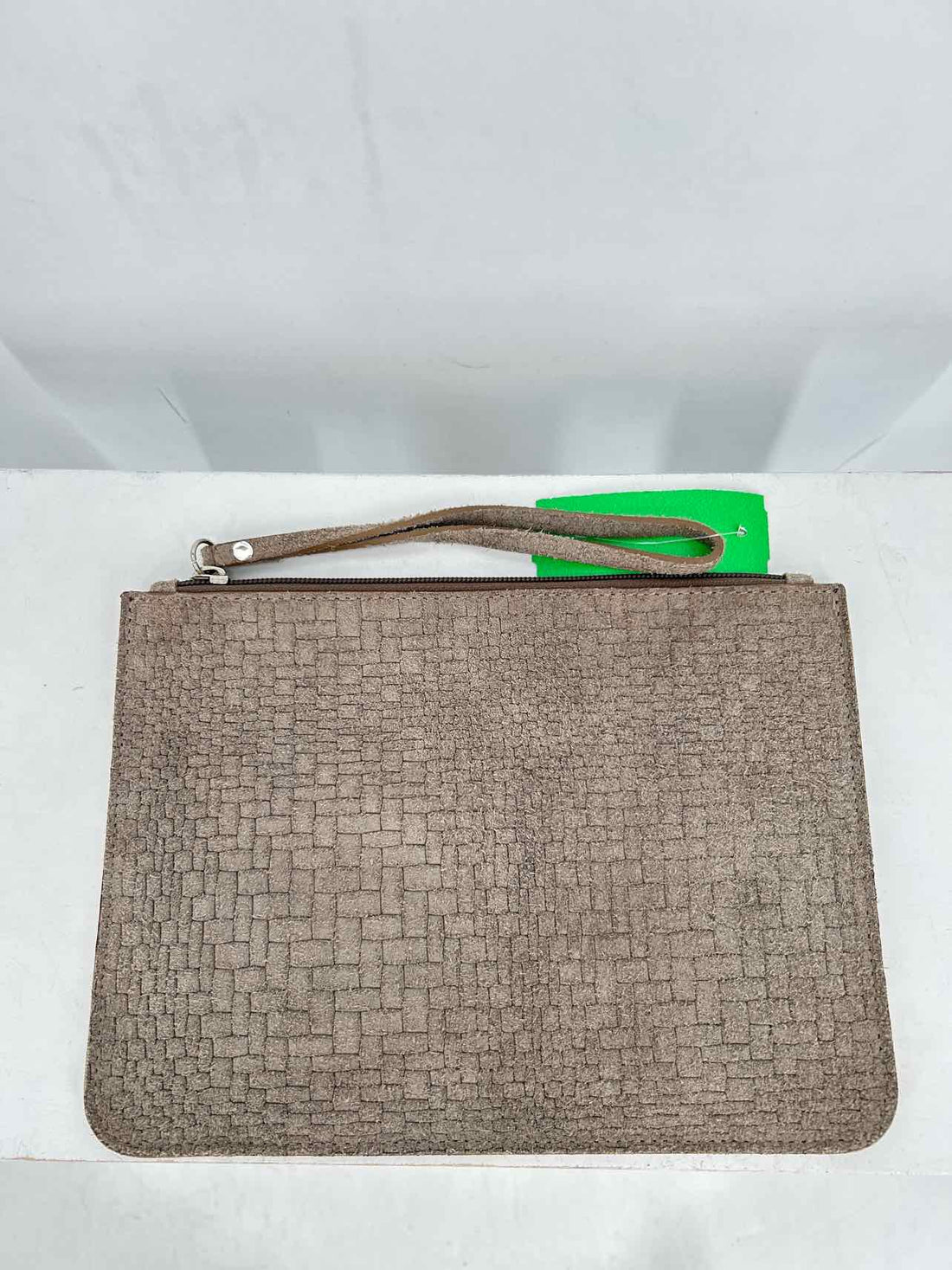 Valentina Gray Suede Excellent Condition Clutch