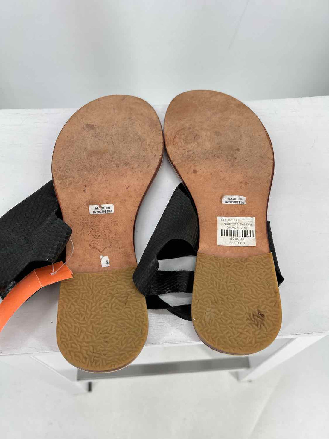 cocobelle Women Size 7.5 Black Sandals