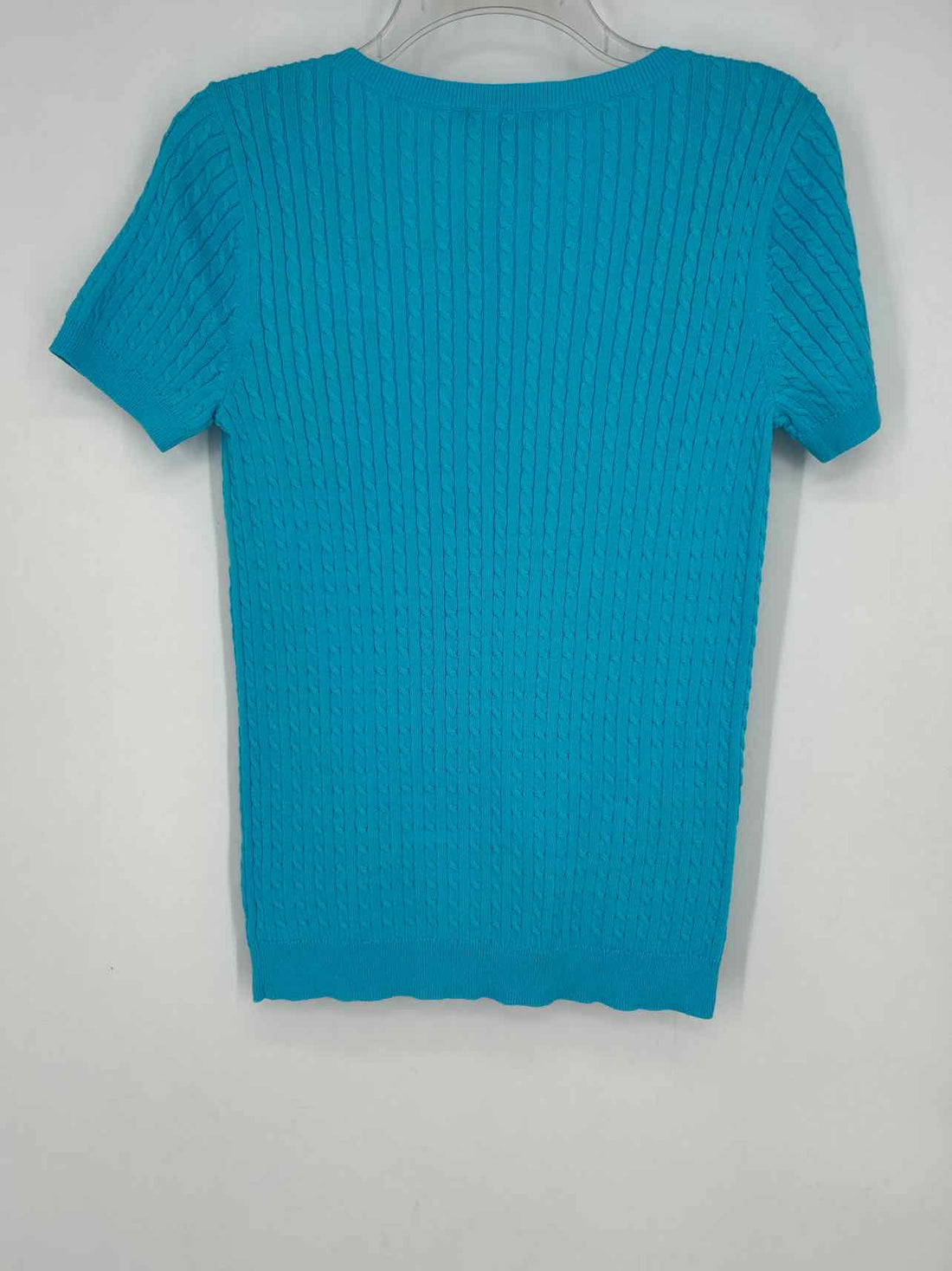 Lauren Ralph Lauren Size M Teal Short Sleeve
