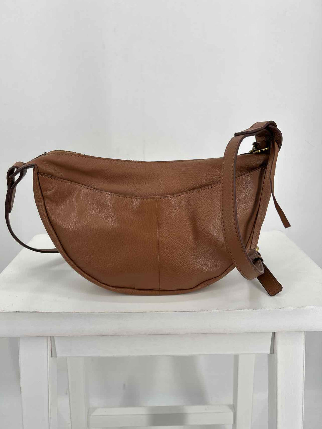 Lucky Brand Brown Leather Excellent Condition Crossbody