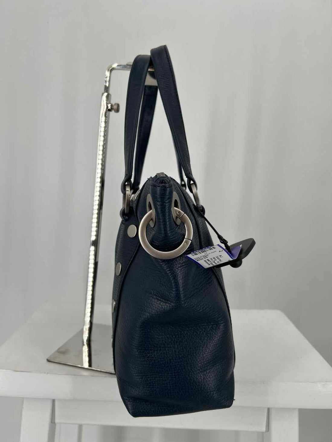 Hammitt Navy Leather Satchel