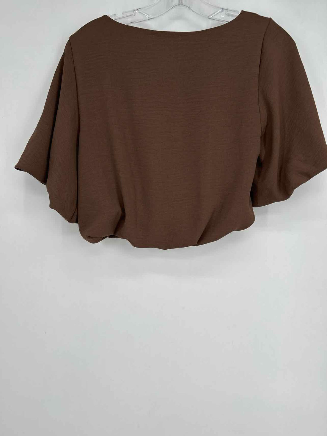 KLD Size S Brown Short Sleeve