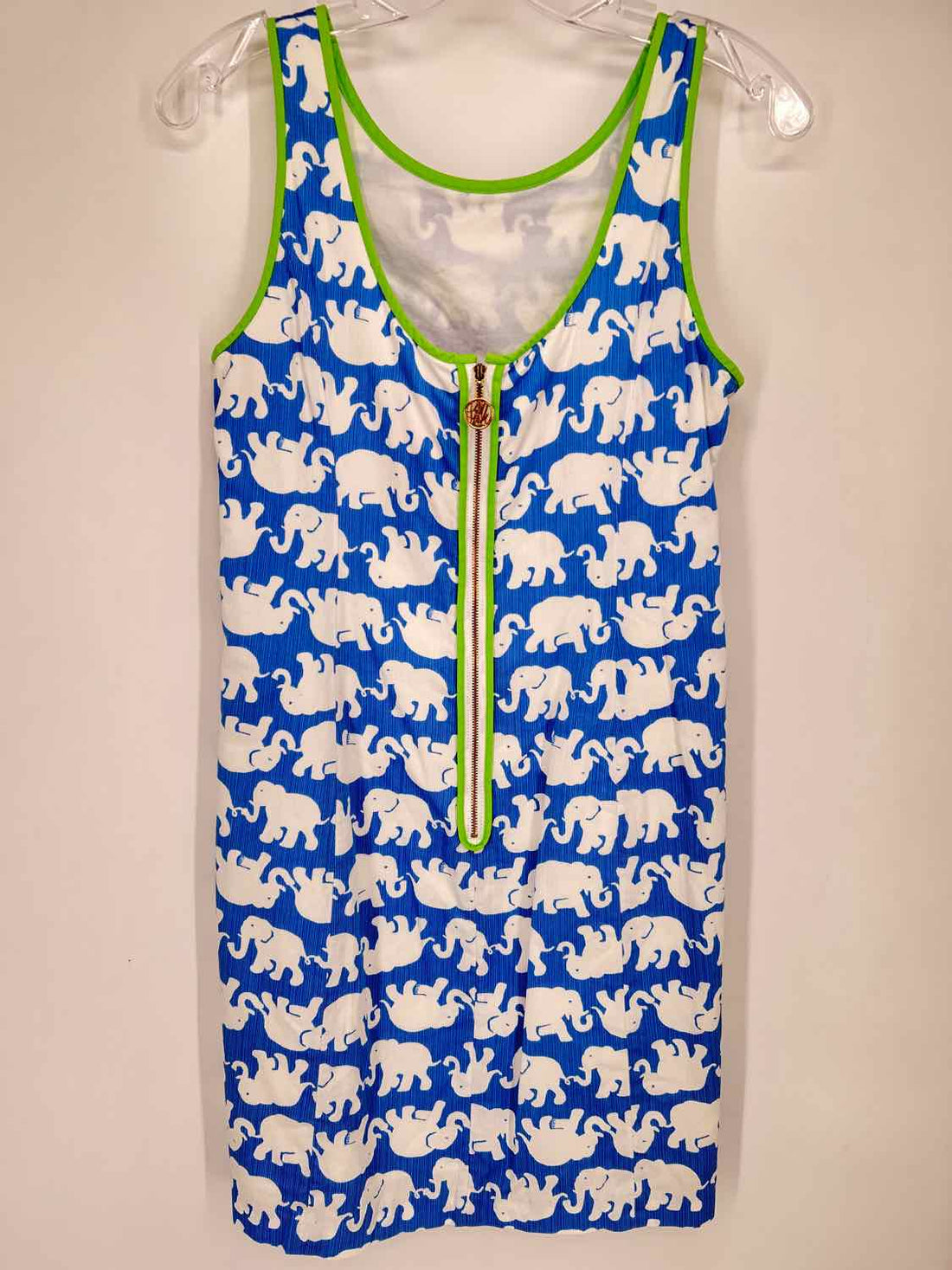 Lilly Pulitzer 6 Blue & White Print Sleeveless Lilly Pulitzer Dress
