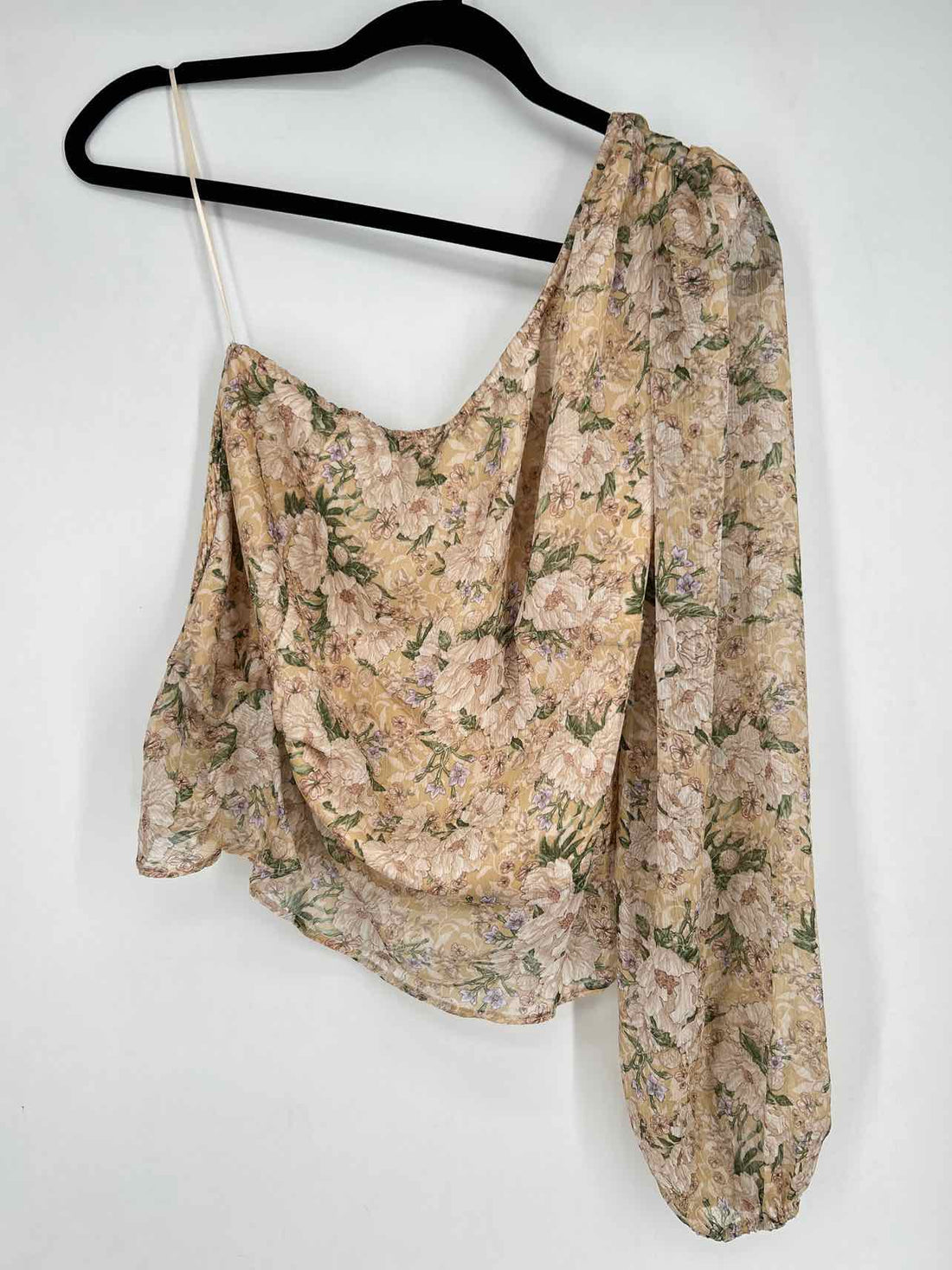 Heartloom Size M Beige Floral NWT Long Sleeve