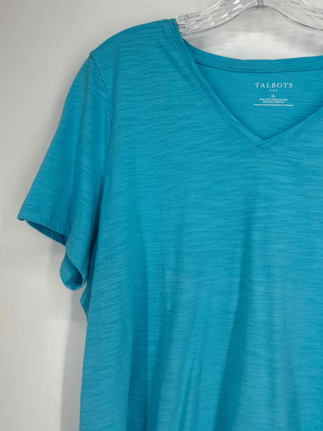 Talbots Size XL Blue Short Sleeve