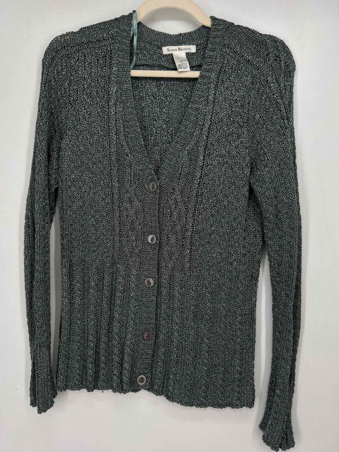 Susan bristol Size M Silver Sweater