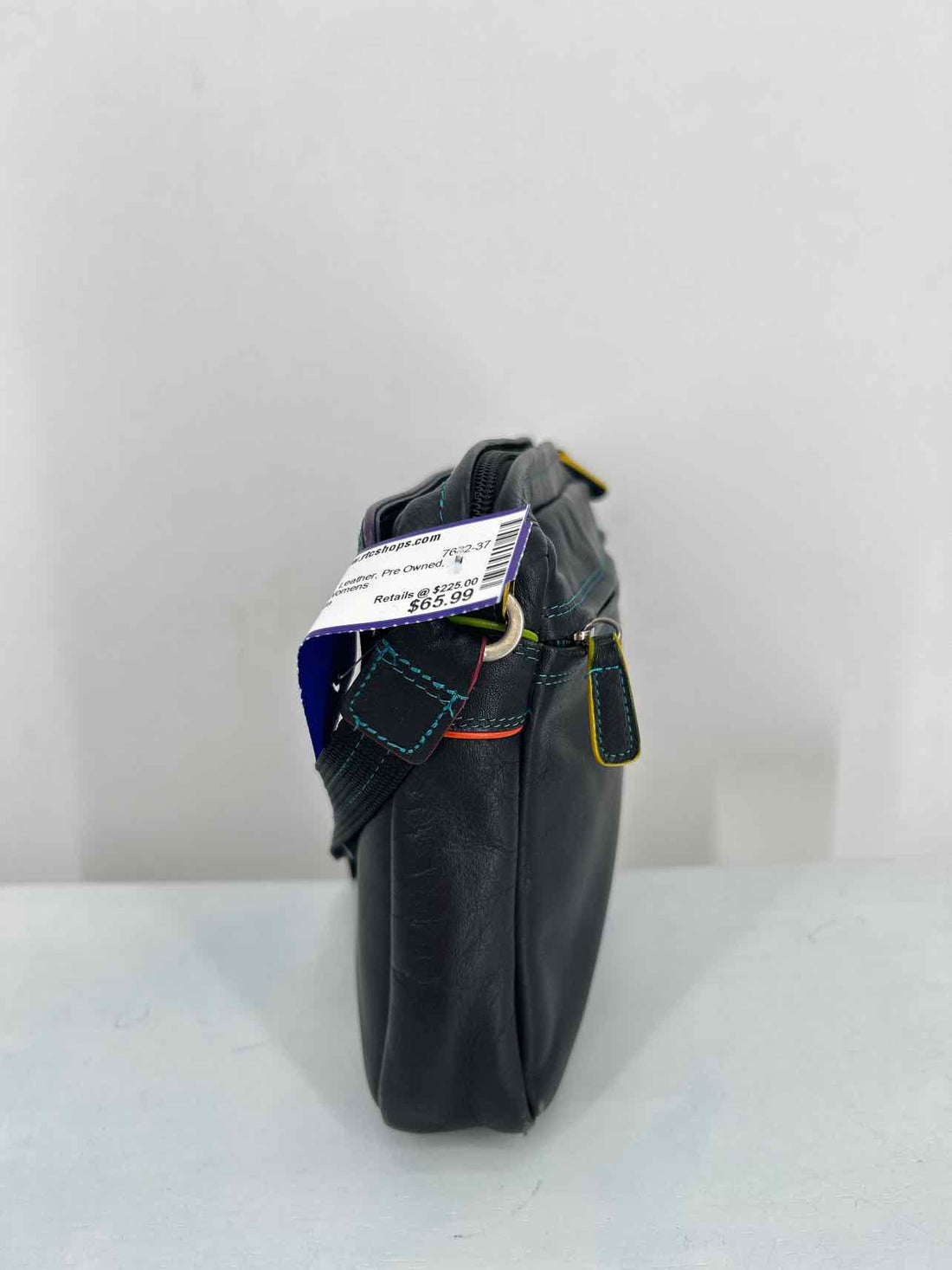 Mywalit Black Leather Pre Owned Crossbody