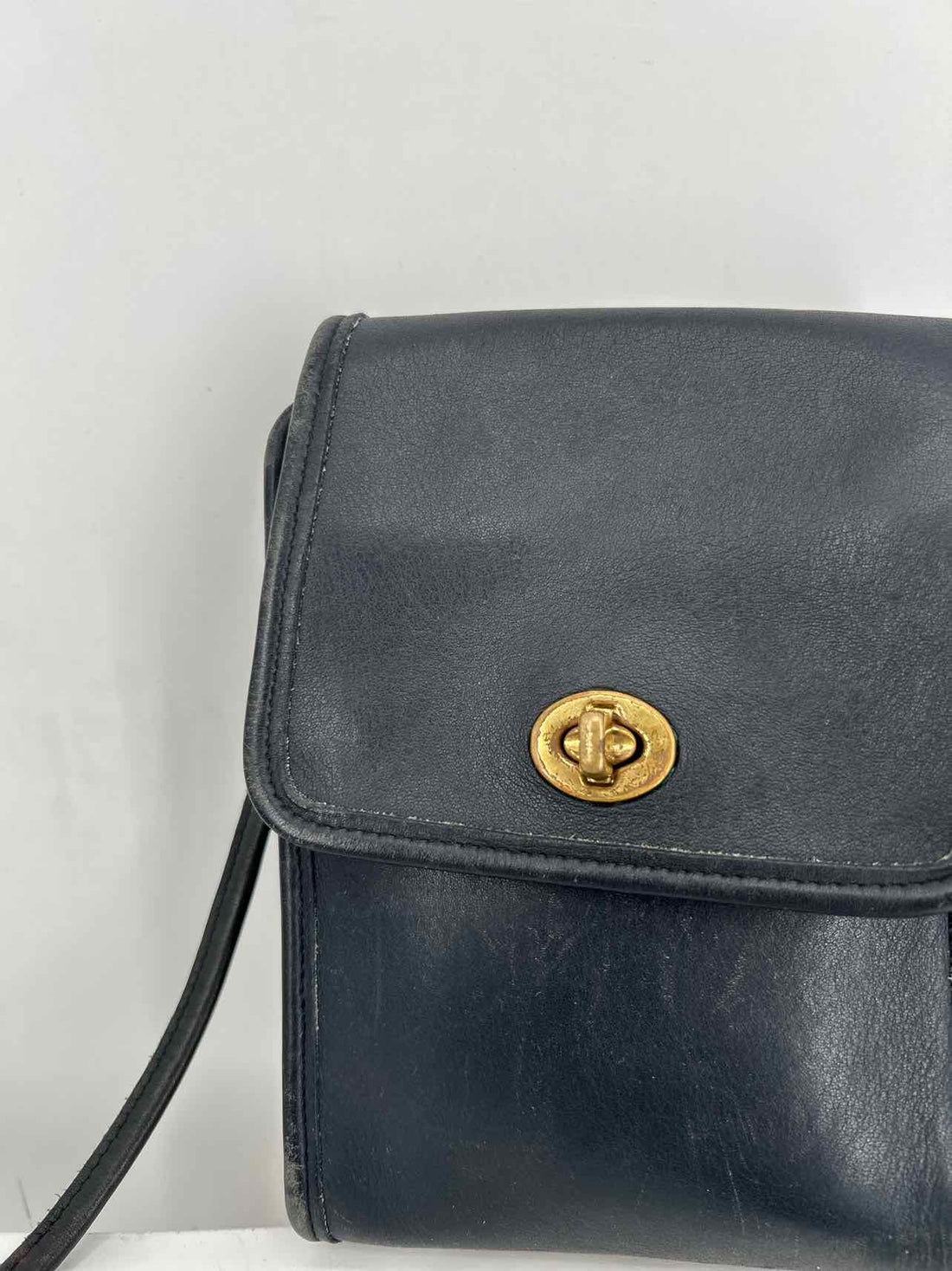 Coach Black Leather Vintage Crossbody