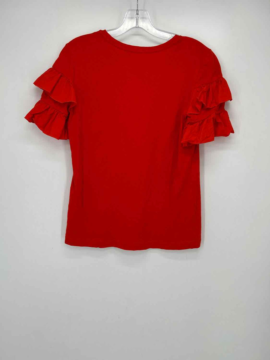 Tory Burch Size S Red Orange Short Sleeve