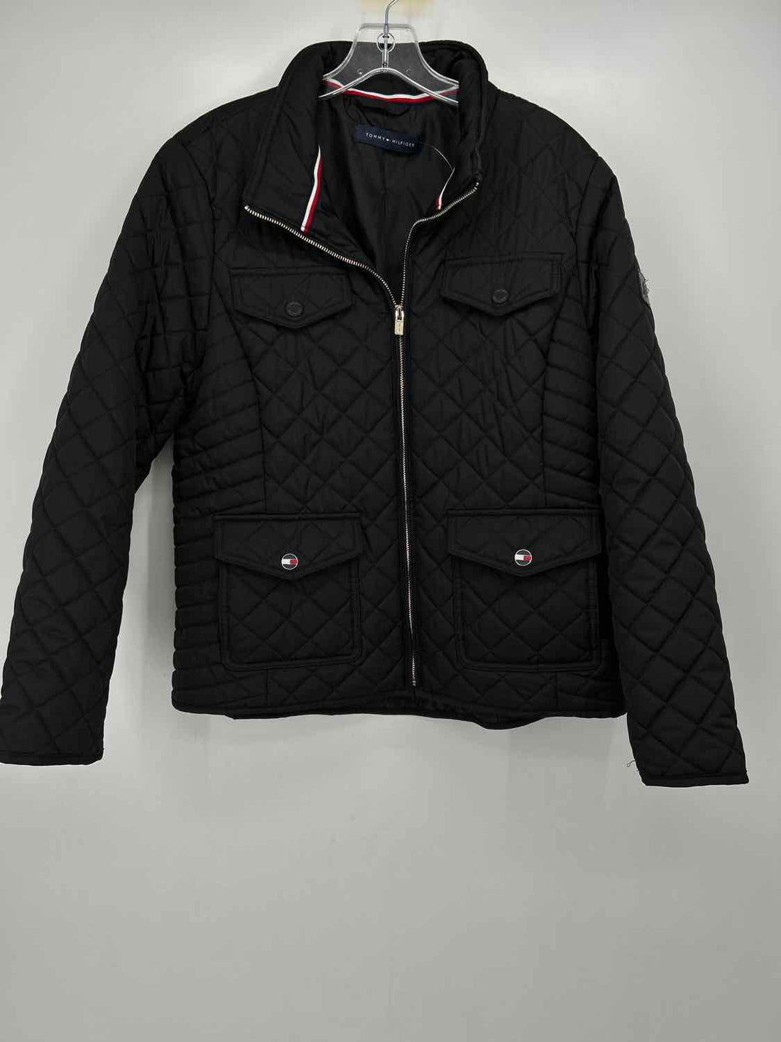 Tommy Hilfiger Size M Black Quilted Jacket