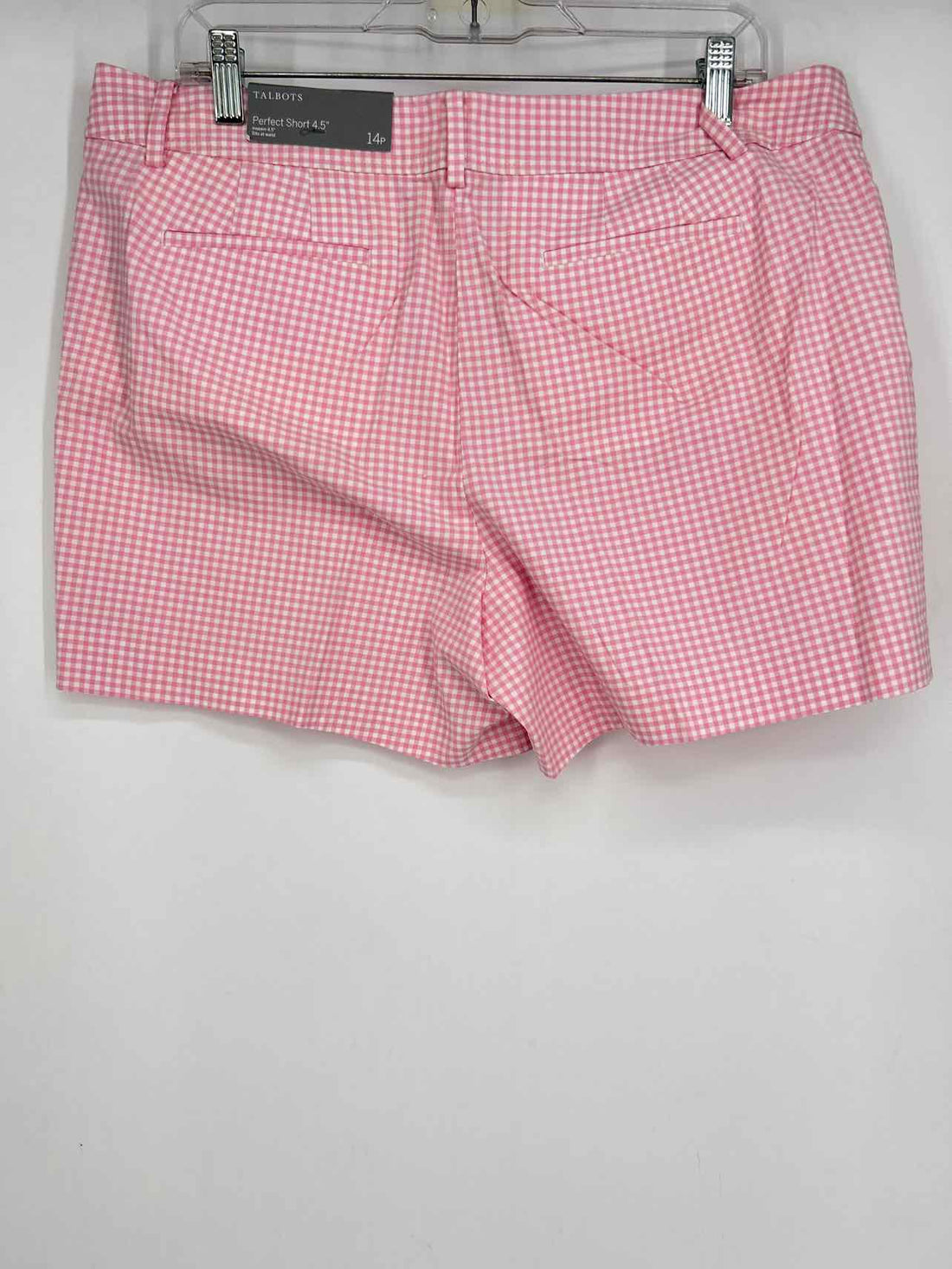 Talbots Size 14P Pink Gingham NWT Shorts