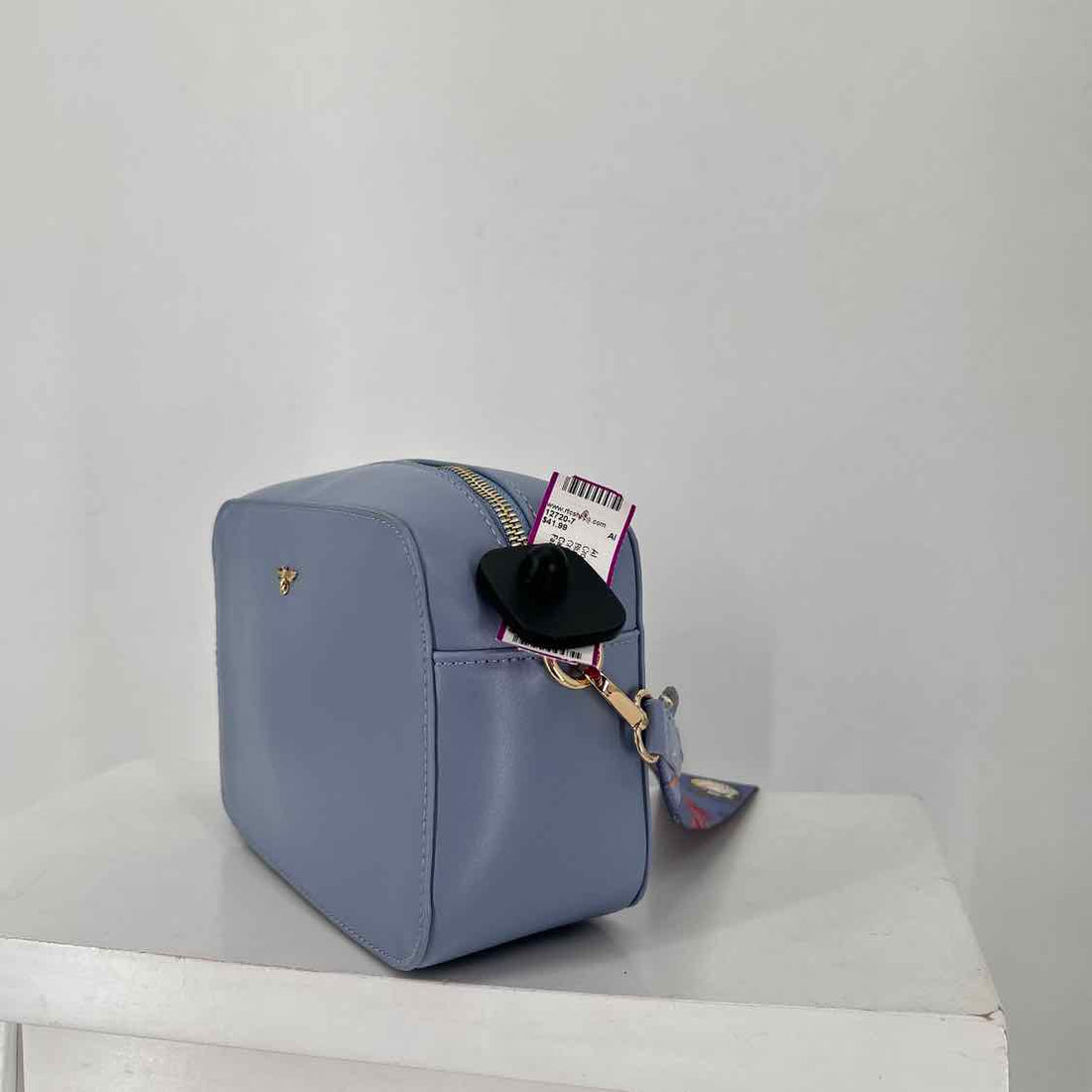 Fable England Blue Print Vegan Leather NWT Crossbody
