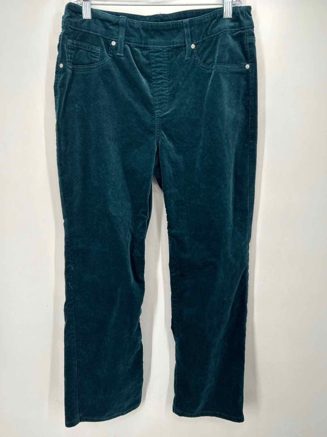 Chicos Size 1 (8) Dark Blue Velvet Pants