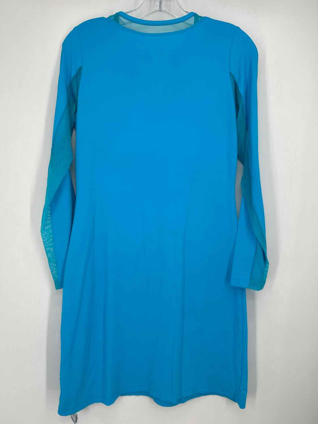 IBKUL Size XS Bright Blue Long Sleeve Active Dresses