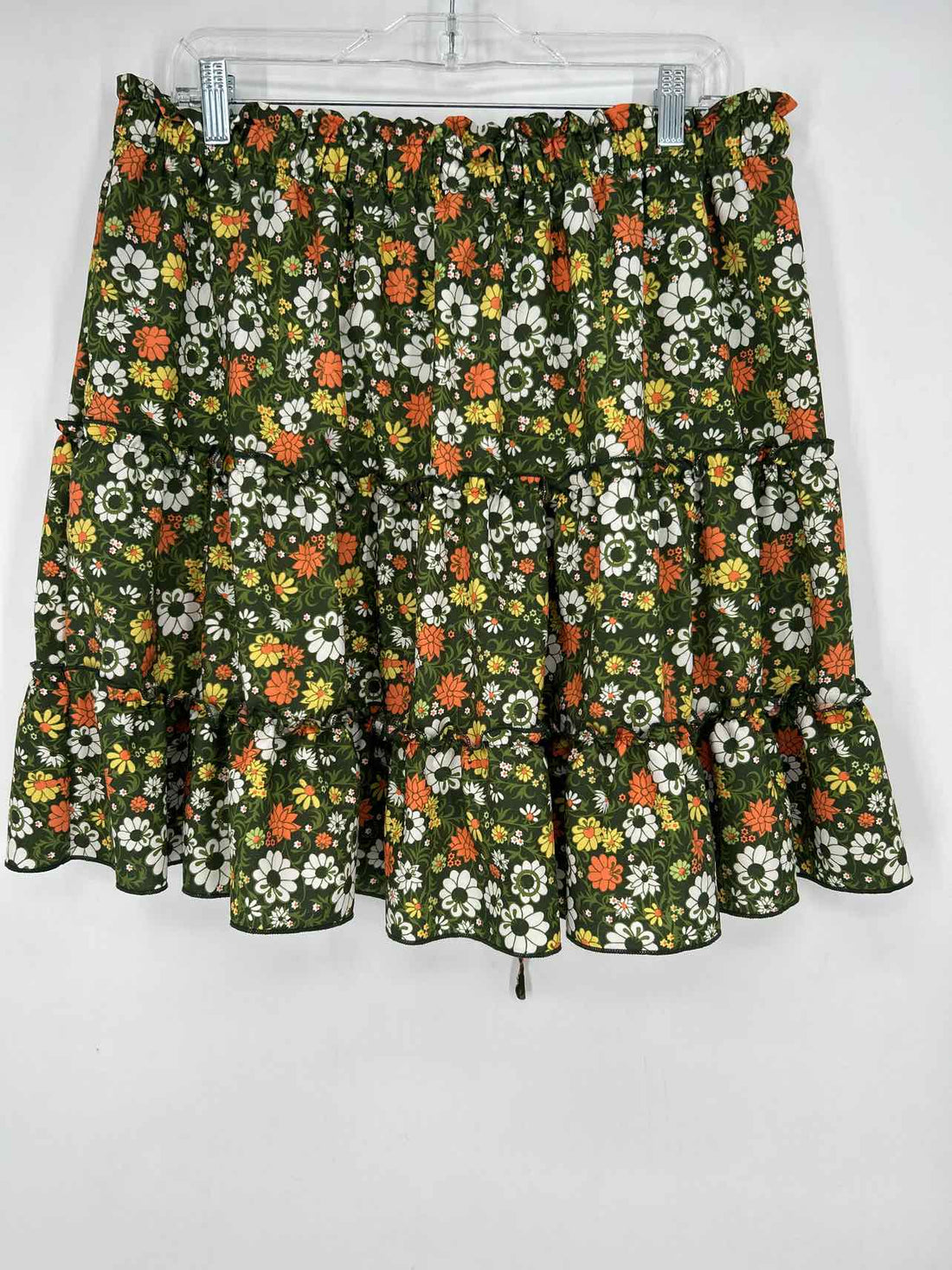 Nashalyly Size 2X Green Floral Skort