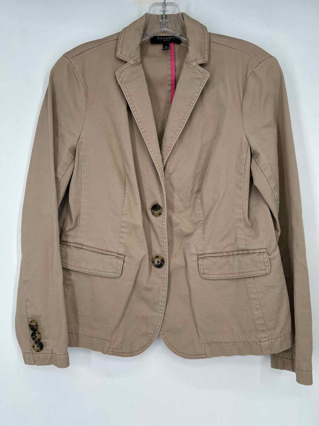 Talbots Size 8P Beige Blazer