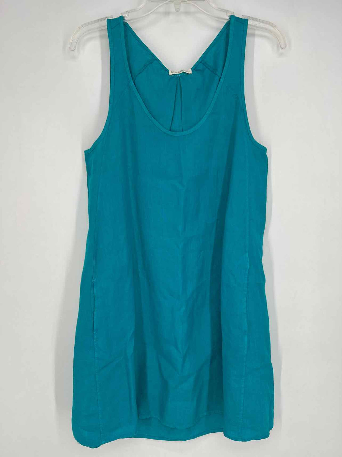 Fresh Laundry Size XL Teal Linen Dress