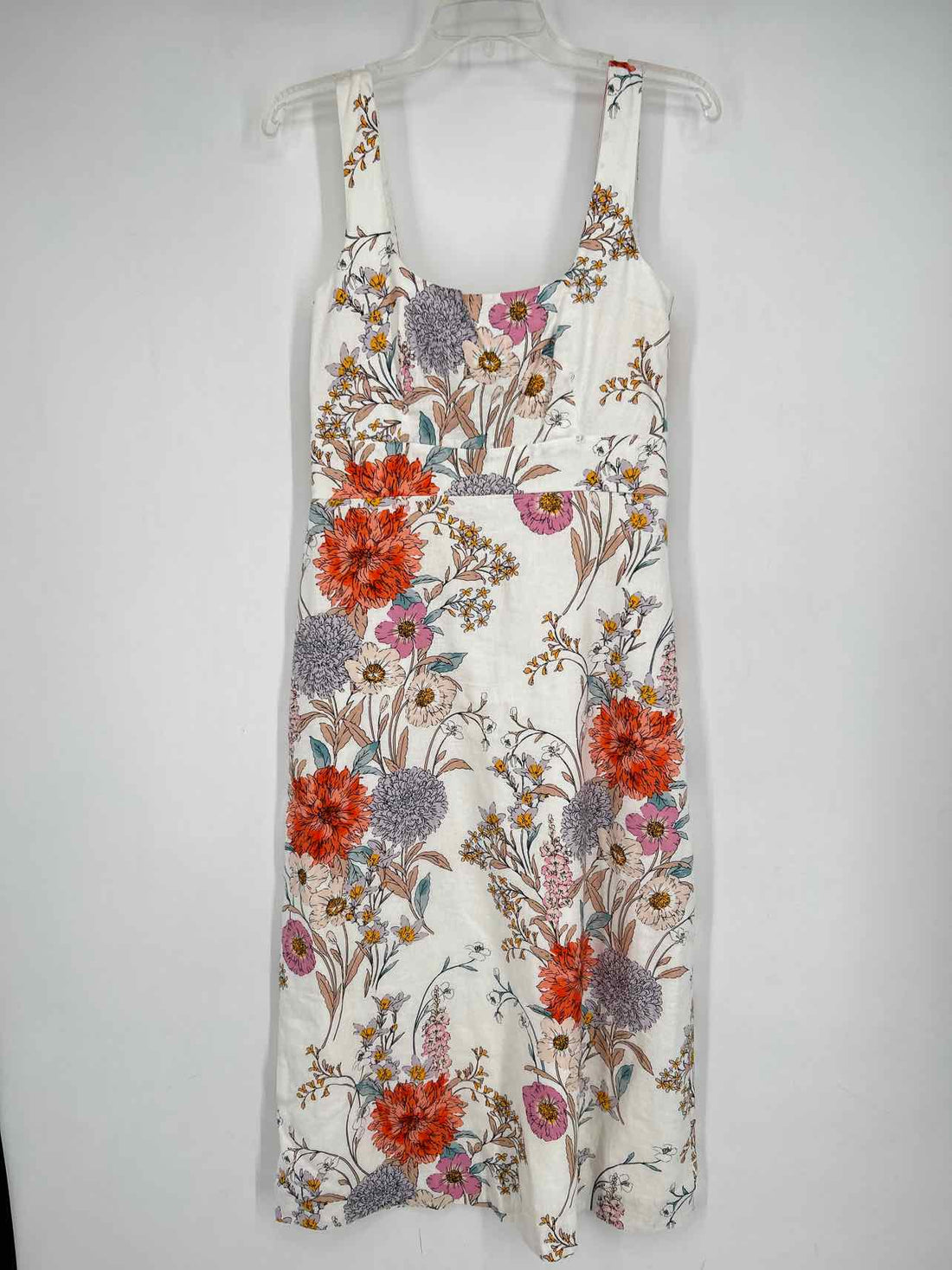 Ann Taylor Size 2 White Floral Dress