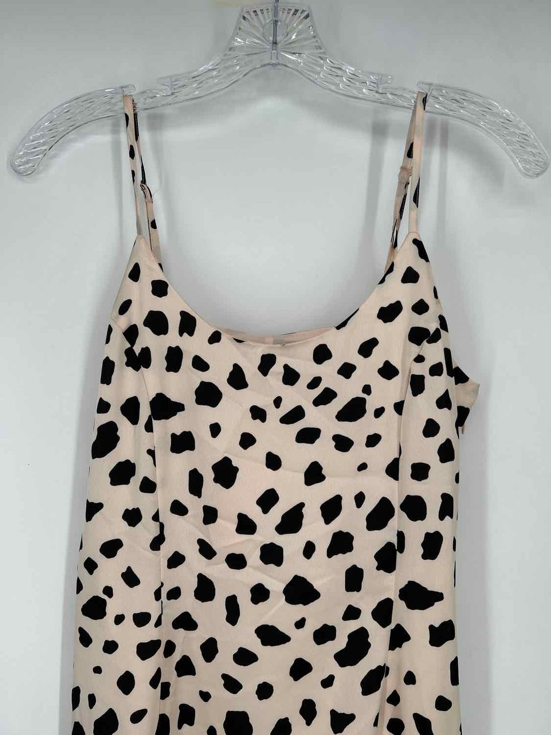 Mystree Size S Blush Print Satin Dress