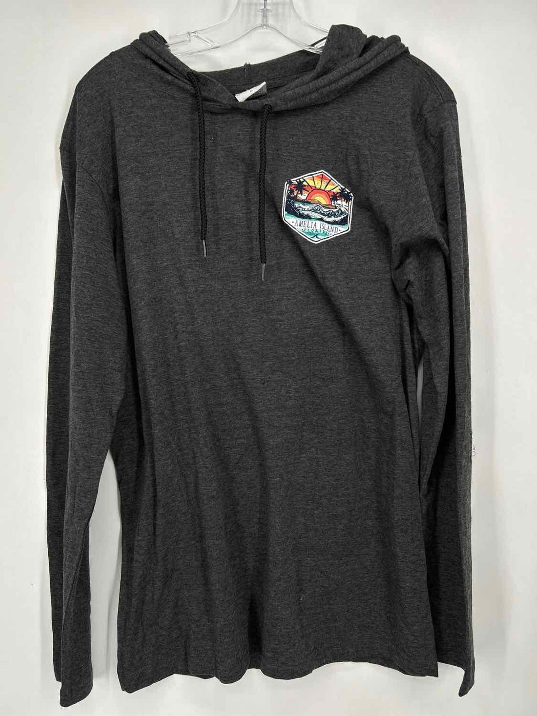 Prairie Mountain Size L Gray Hoodie