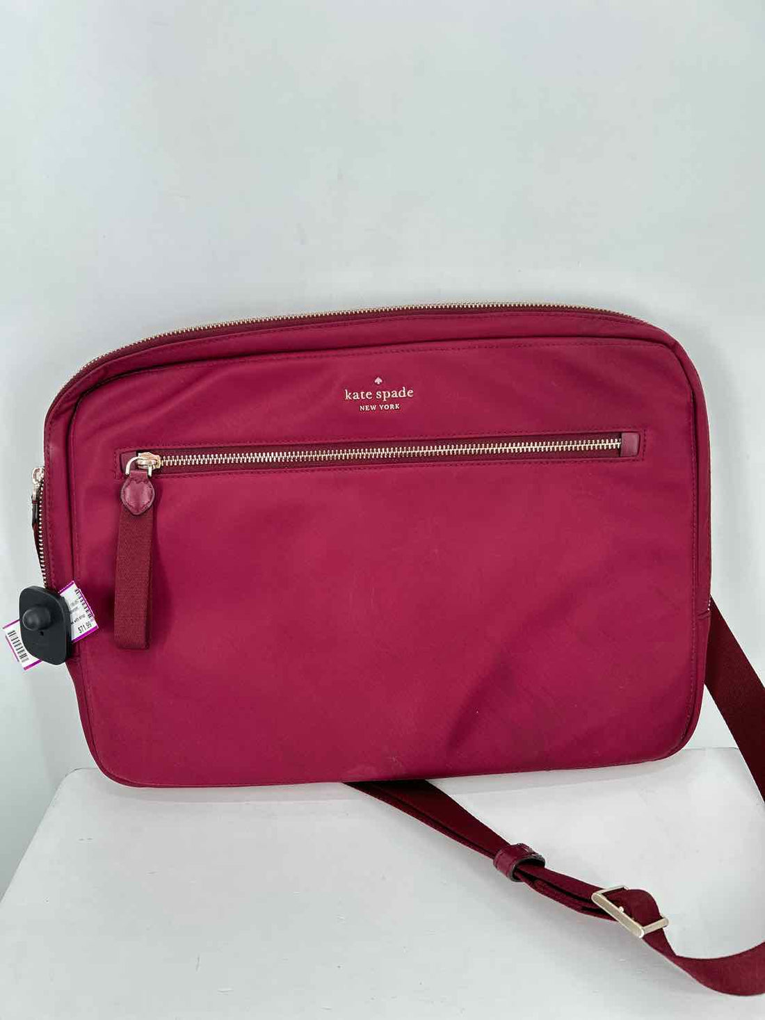 Kate Spade Maroon Nylon Messenger
