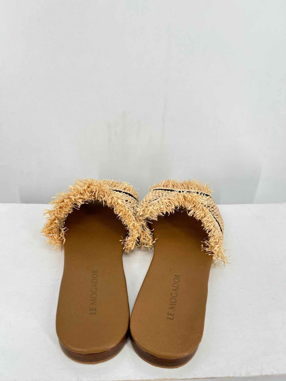 Le Mogador Women Size 39 (8.5-9) Raffia Slides