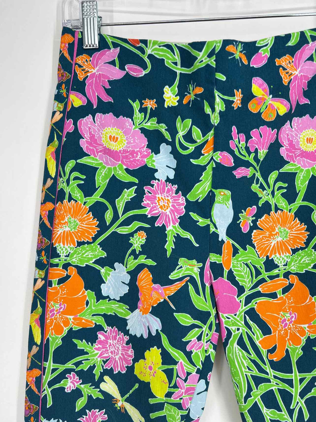 Gretchen Scott Size M Navy Floral Pants