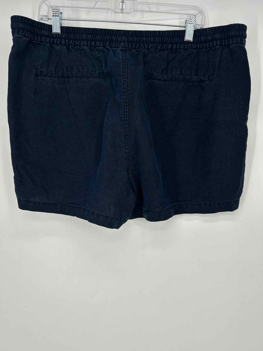 Point Sur Size XL Navy Linen/Lyocell Shorts