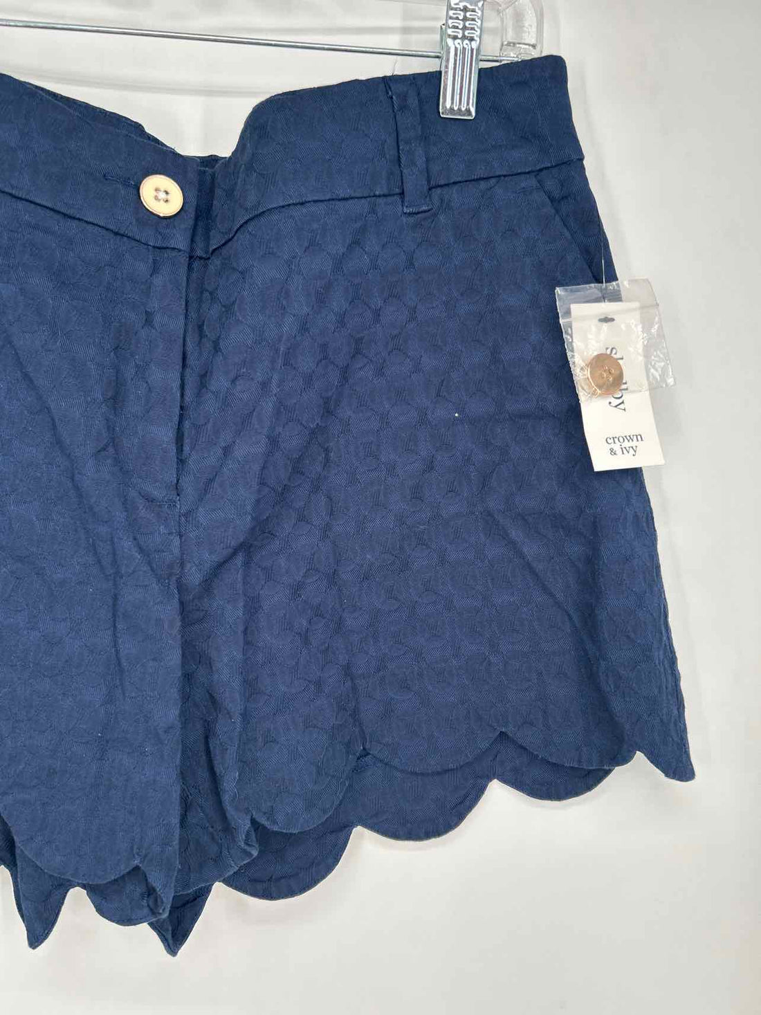 Crown & Ivy Size 10 Navy NWT Shorts