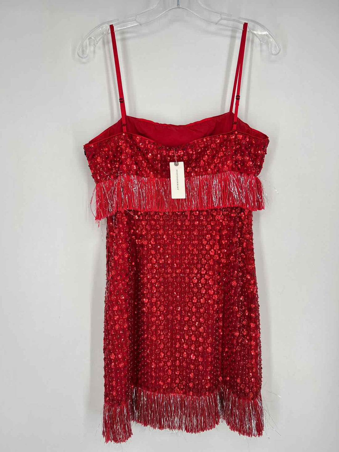 Saylor Size M Red Sequined NWT Dress
