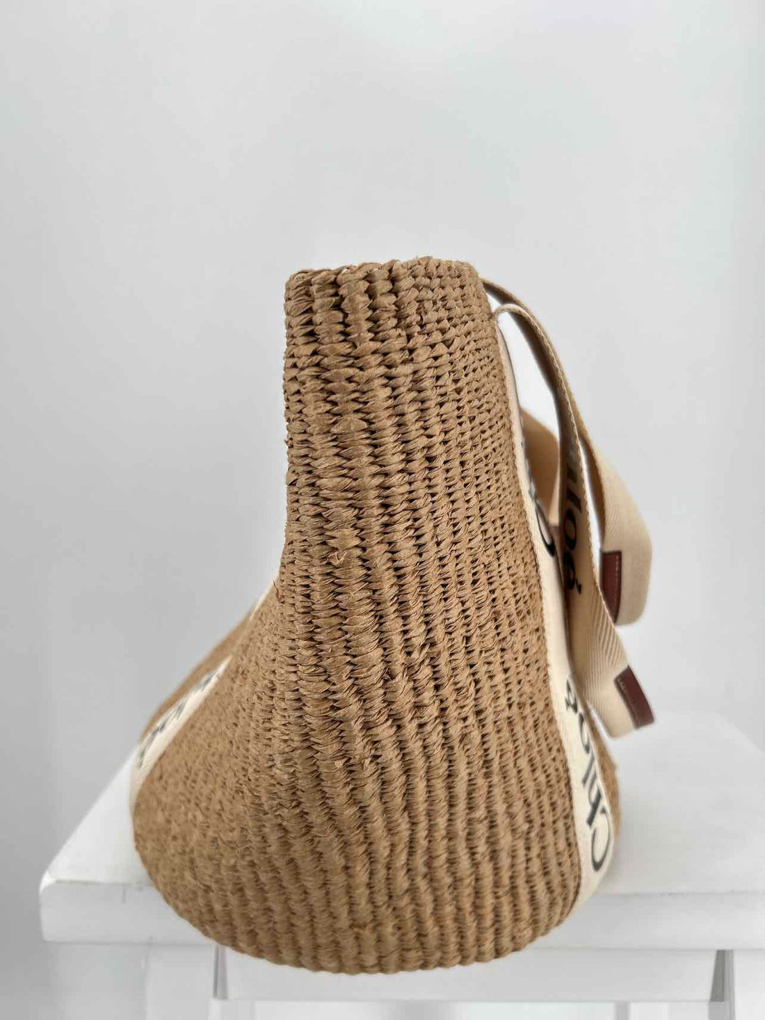 Chloe LUXURY Raffia Woody Large Mifuko Tote