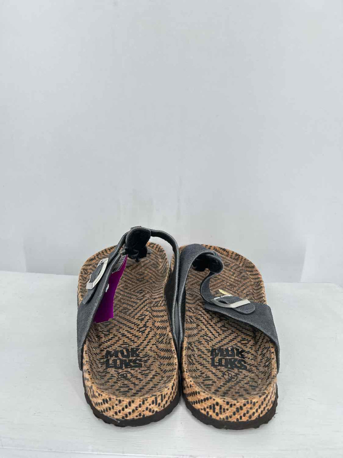 Muk Luks Women Size 38 Gray Sandals