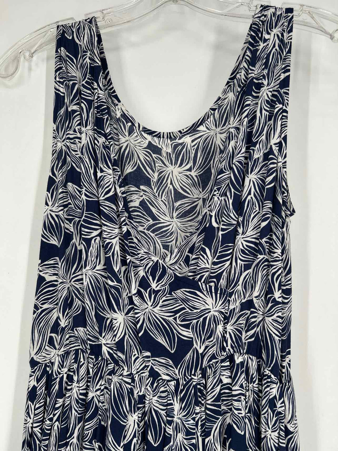 Vineyard Vines Size 6 Navy & White Sleeveless Maxi