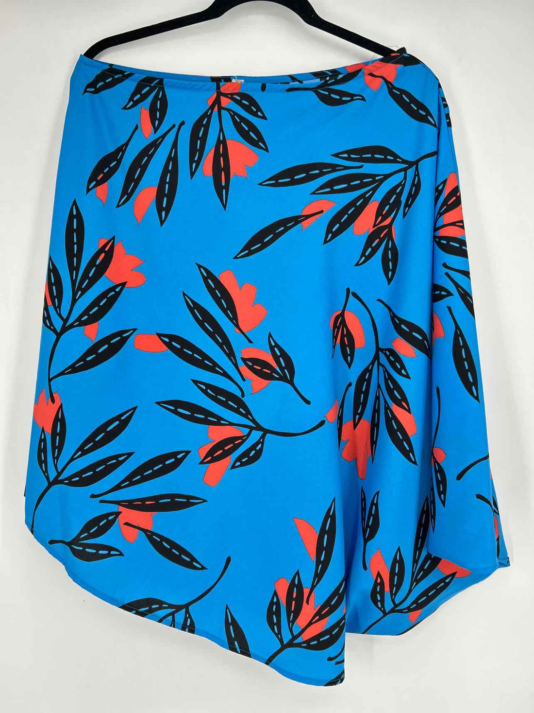 Tyche Size S Blue Print NWT Poncho