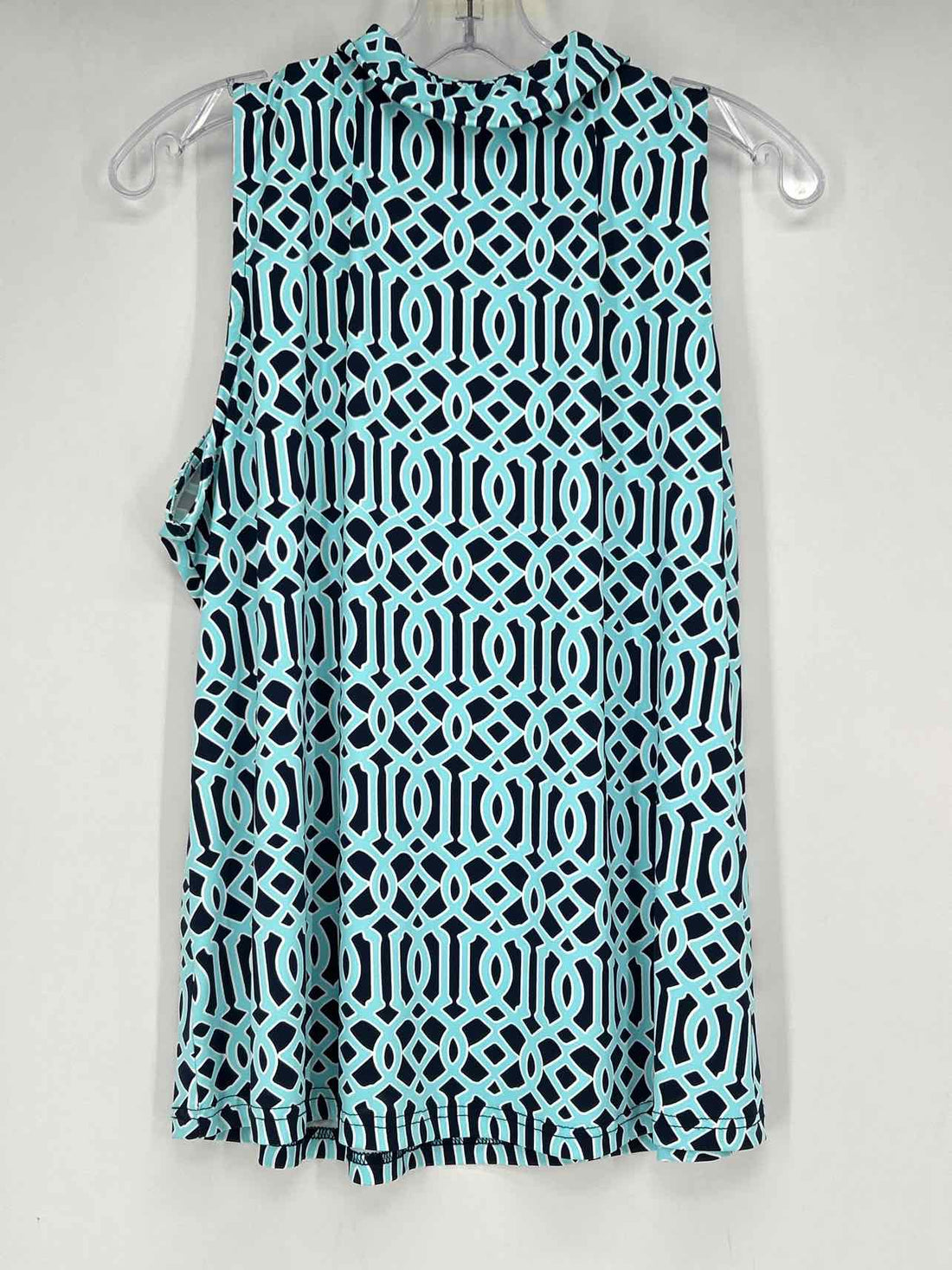 Lulu B Size XL Navy Print Sleeveless