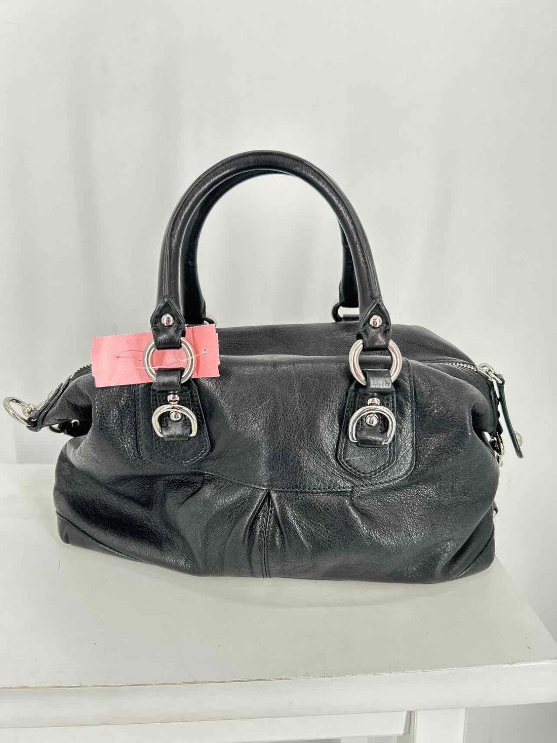 Coach Black Leather Vintage Satchel
