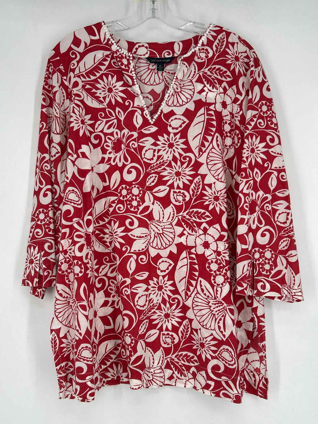 Brooks Brothers Size XL Red & White Long Sleeve