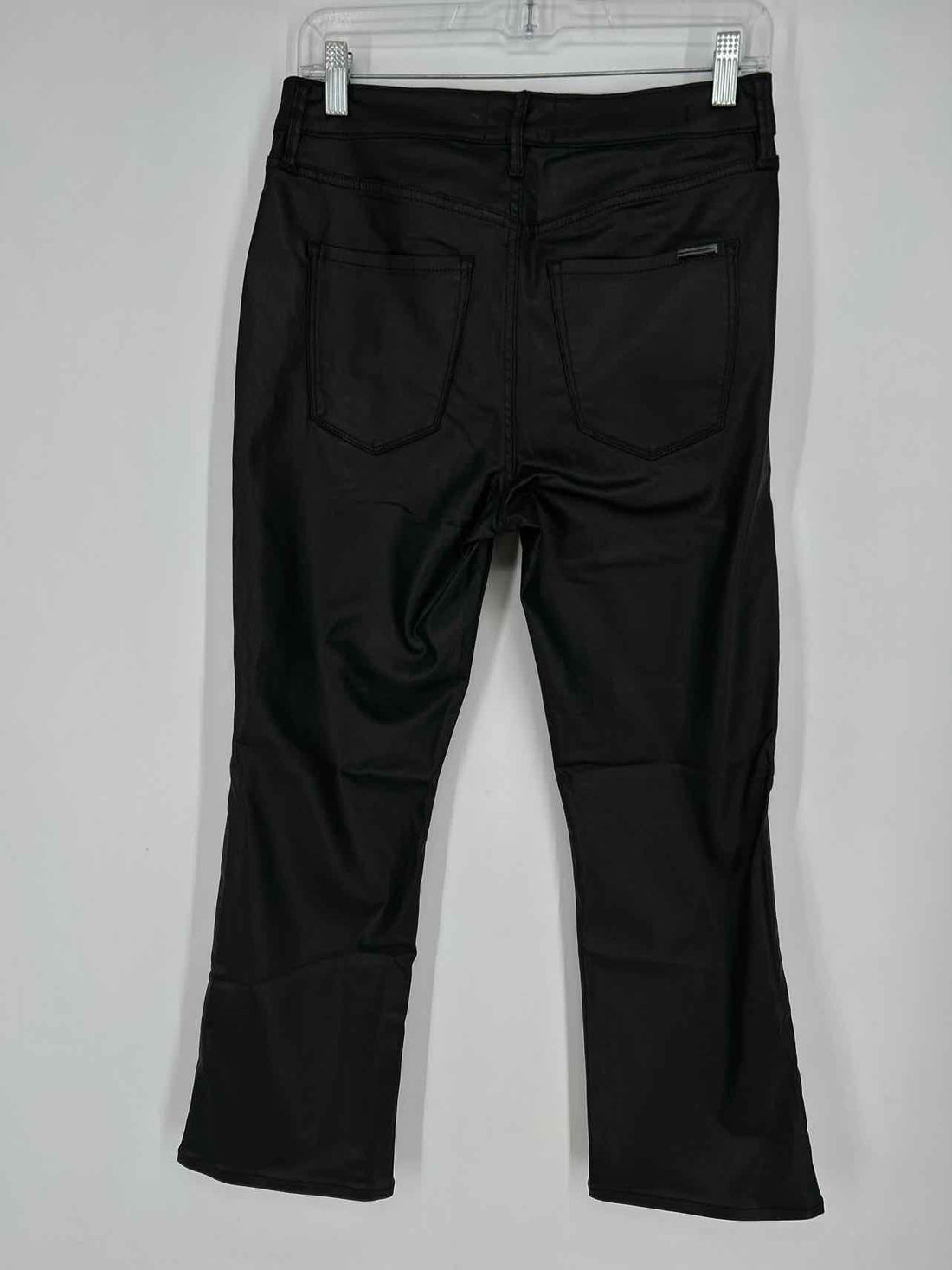 White House Black Market Size 6 Black Coated Denim Jeans