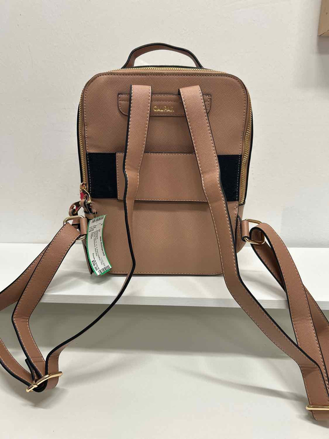 Calpak Dusty Rose Faux Leather Pre Owned Backpack