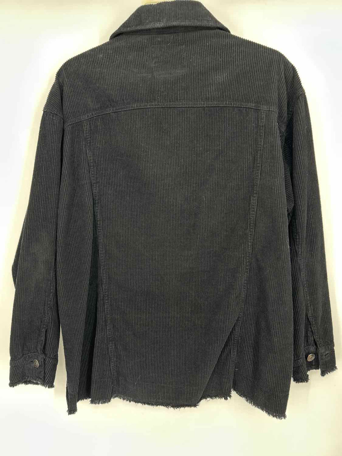 Zara Size XS Black Corduroy Shacket