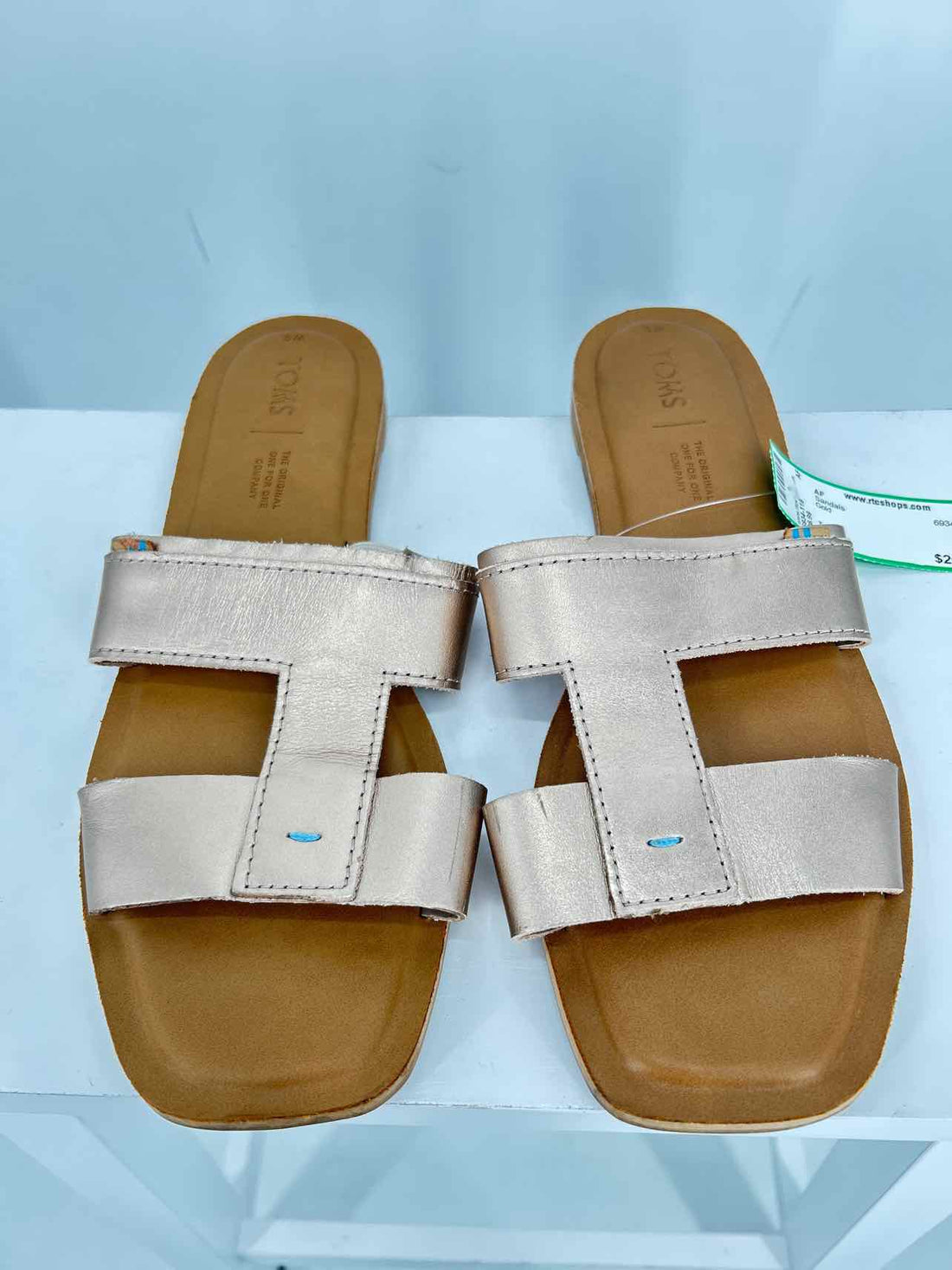 Toms Women Size 9 Gold Sandals