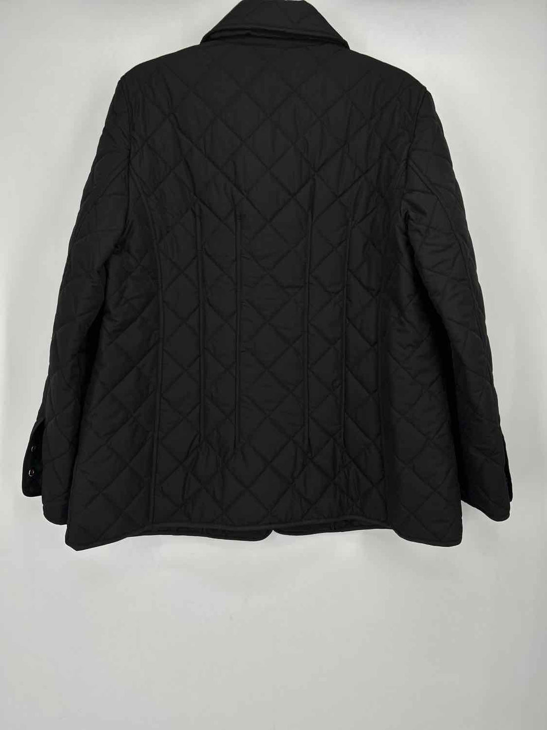 Chicos Size 2(L) Black Quilted Jacket