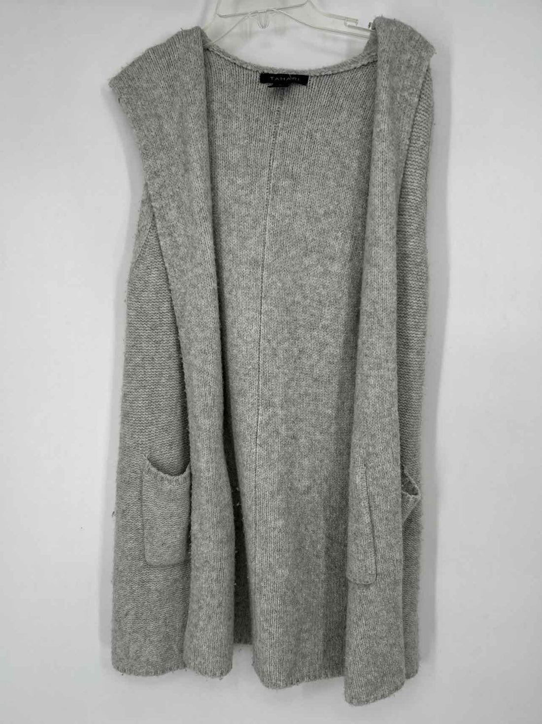 Tahari Size S Grey Vest