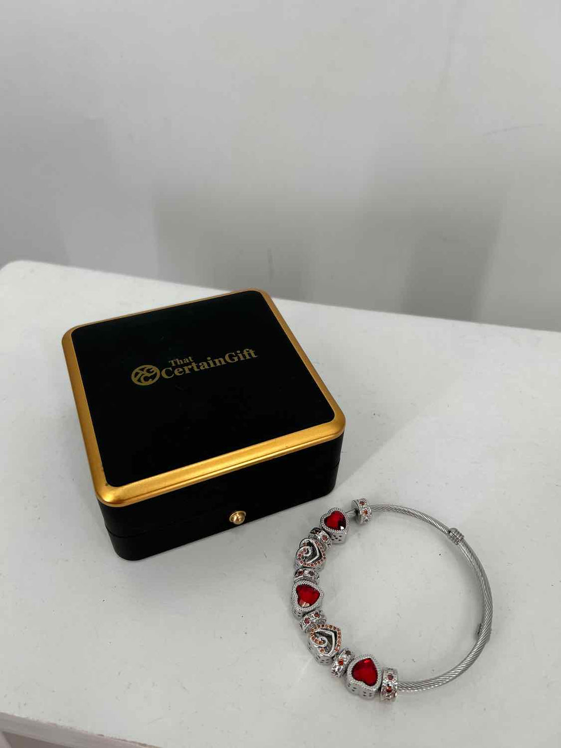 That Certain gift cubic zirconia Rhodium  Bracelet