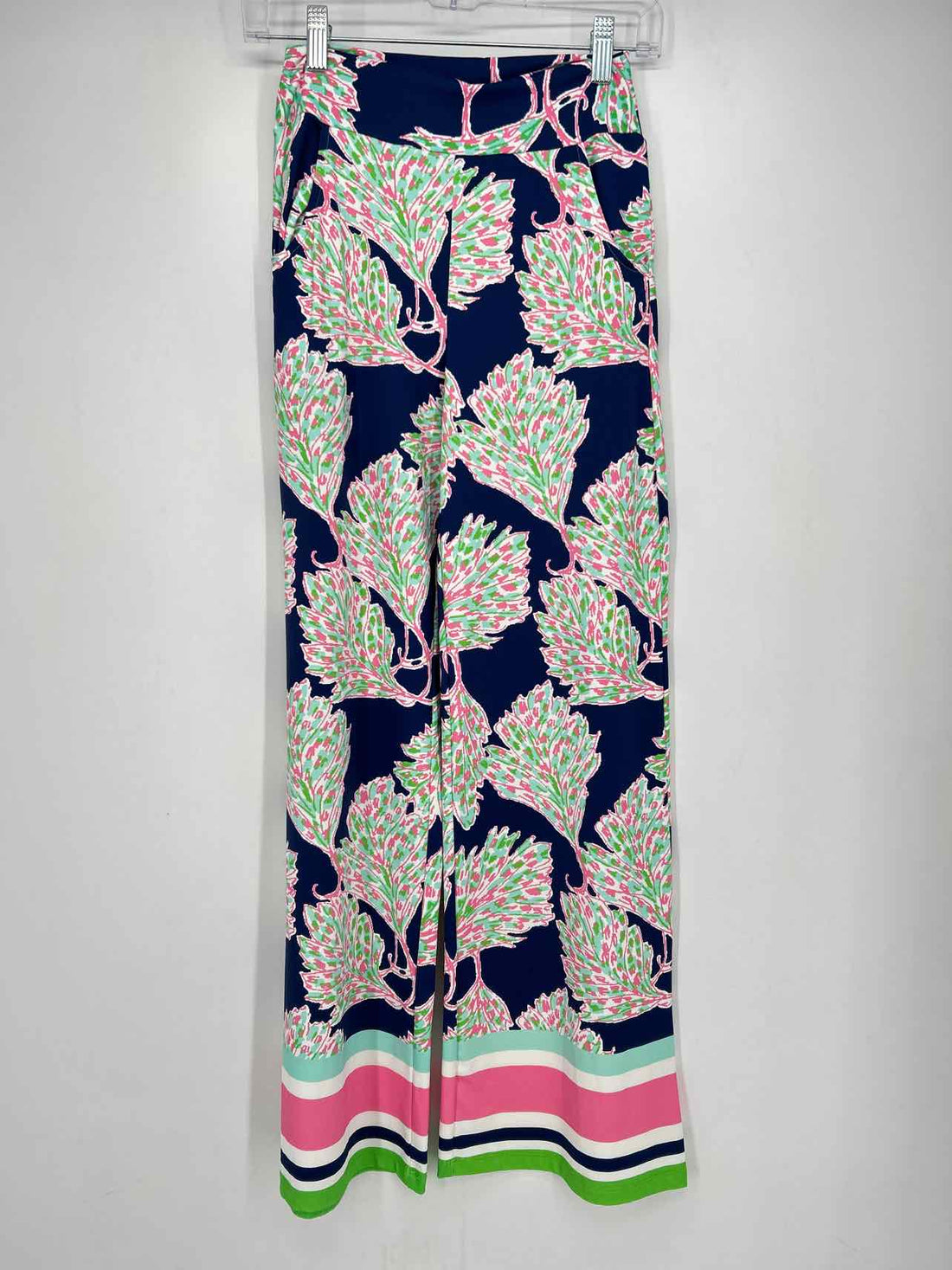 Jean-Pierre Klifa Size XS Navy Print Pants