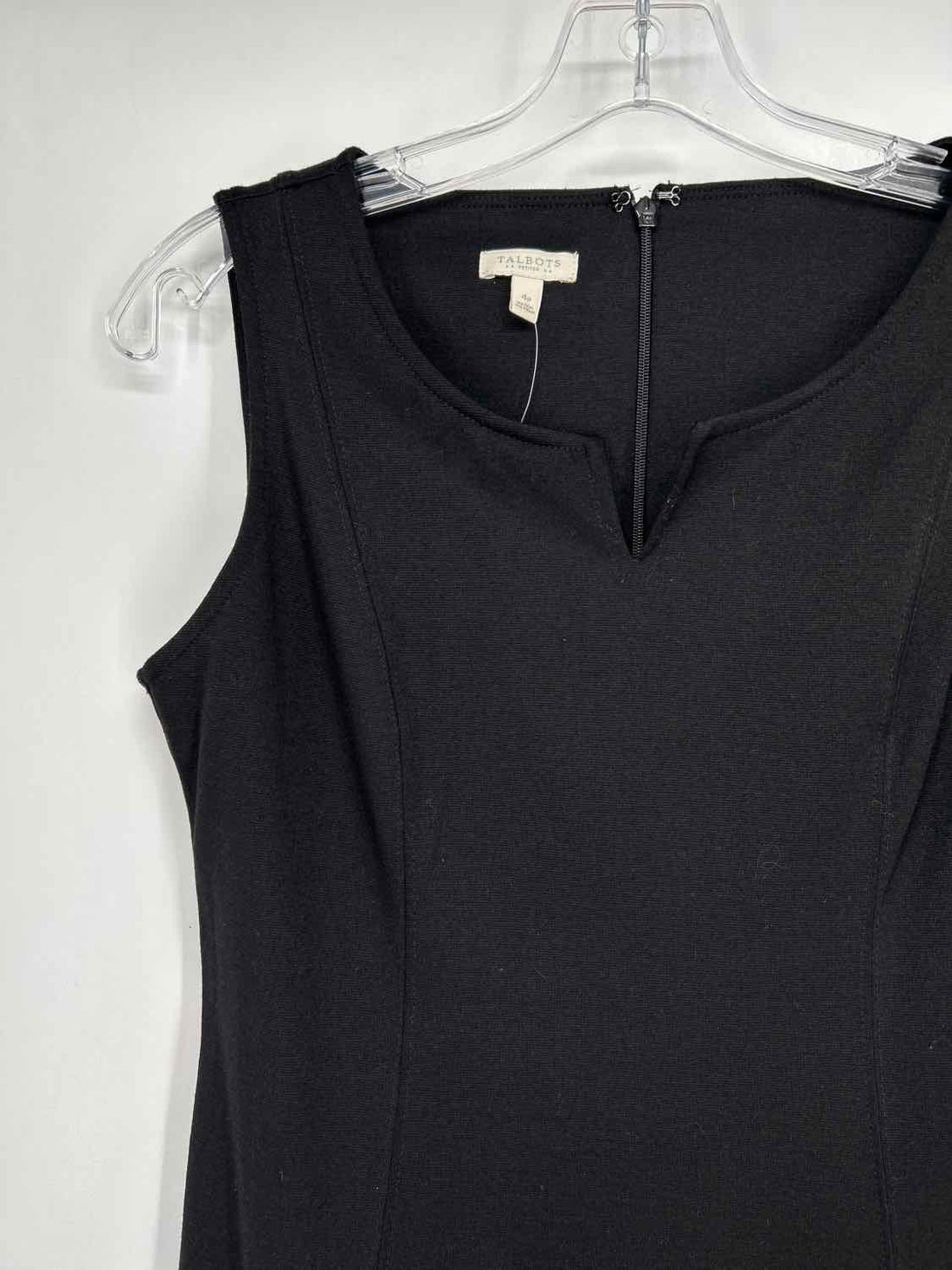 Talbots Size 4P Black Sleeveless Dress