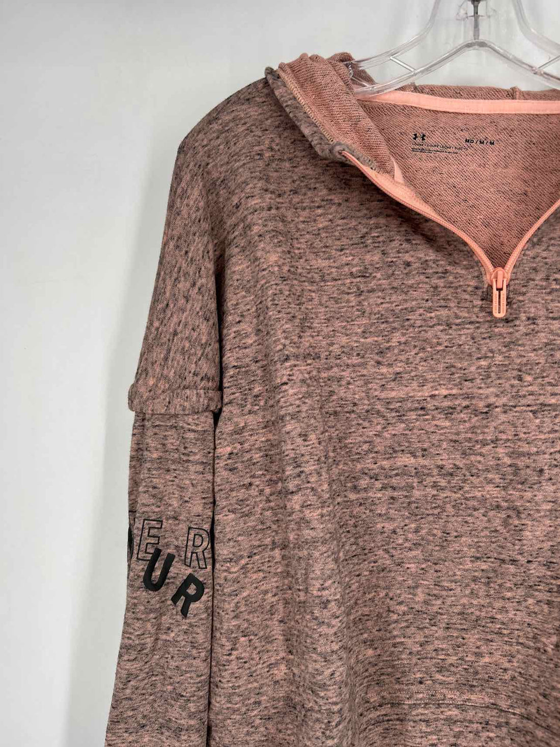 Under Armour Size M Black & Pink Active Hoodies