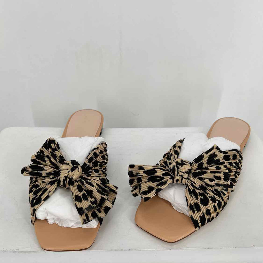 Loeffler Randall Women Size 9.5 Leopard New Sandals